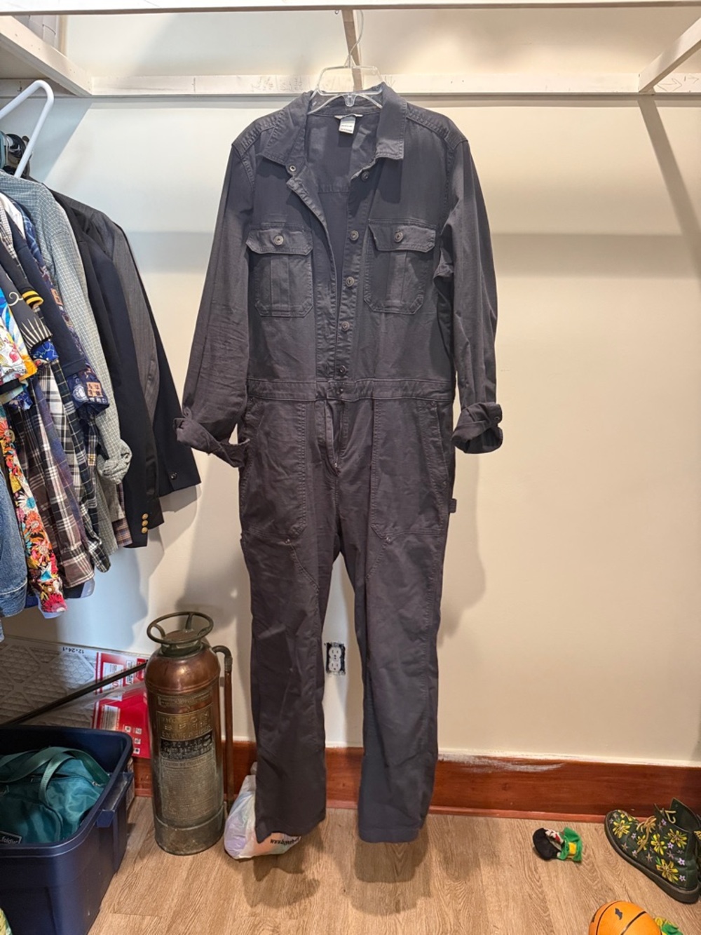 Duluth Charcoal Gray Coveralls